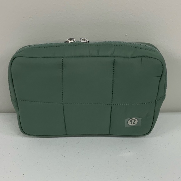 lululemon athletica Handbags - Lululemon Quilted Grid Belt Bag 1.5L Green